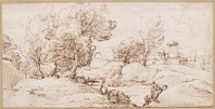 K V 098
<br/>
Landschap met herders
<br/>
<em>Anoniem It (17de eeuw)</em>